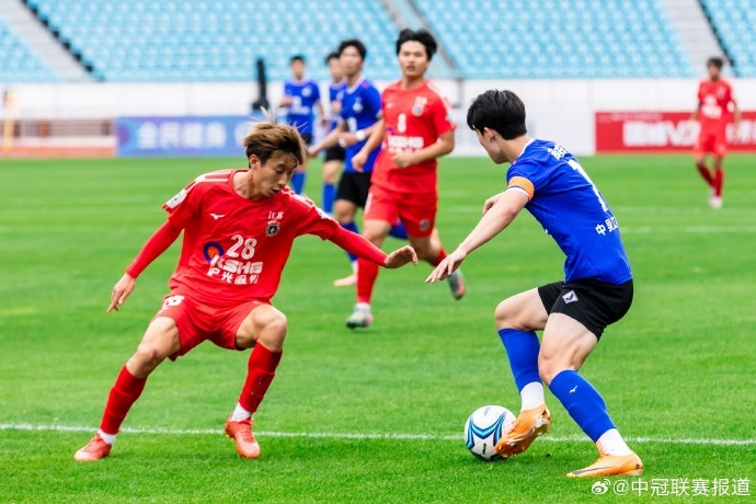 中冠常州賽區(qū)排位賽：上海澤天下半時三連擊，江蘇常晉角球致勝